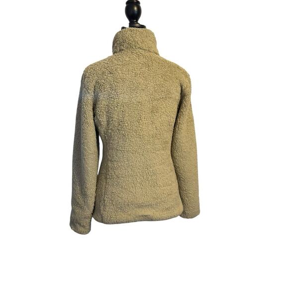 Patagonia Los Gatos Fleece Jacket Women's Small El Cap Khaki Full Zip Deep Pile - Picture 2 of 7